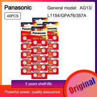 【Cod】 Trendy deals Mall Panasonic 40Pc 1.5V เซลล์ปุ่ม Lr44แบตเตอรี่ลิเธียม A76 G13A LR44 LR1154 357A SR44 100% Original