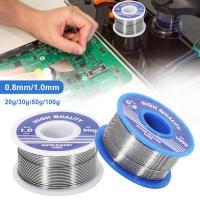 UYANGG 0.6mm 0.8mm 1.0mm 1.2mm 20g 30g 50g 100g Soldering Tin Wire Tin Melt Rosin Core Solder Soldering Wire Roll No-clean