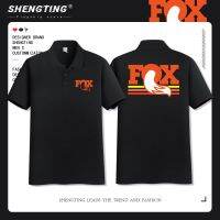 Fox Racing Motocross Mountain Bike Outdoor Sports Short Sleeve Mens Polo Shirt T-Shirt Top