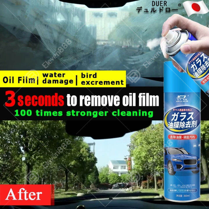 3seconds to remove oil film glass oil film remover duer360ml acid