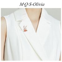 M·Q·S-Olivia   เข็มกลัดแฟชั่นสไตล์เกาหลี เข็มกลัดประดับ เข็มกลัดติดเสื้อ เครื่องประดับสวยๆ สำหรับผู้หญิง พร้อมส่งค่ะ