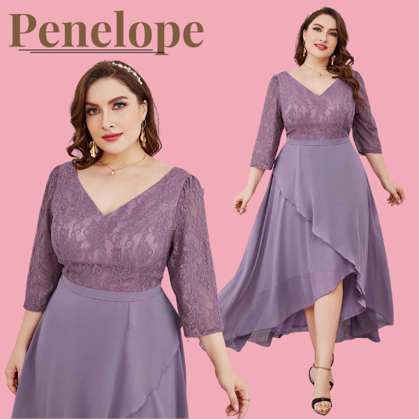 Grand Fashion Penelope Plus Size Formal Dress Xl Lazada Ph 6778