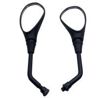 For BMW S1000R F650 GS F800 GS/R G 650GS Aprilia Tuono SL750 Black 2PC Motorcycle Rearview Mirrors M10 Clockwise Motorbike Parts