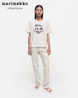 MARIMEKKO ERNA RELAXED LOGO UNIKKO PLC.M เสื้อยืดคอกลม ลายโลโก้มารีเมกโกะ