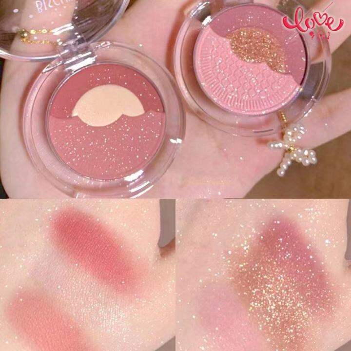 lanla-พร้อมส่ง-ถูกสุด-ของแท้-อายแชโดว์-สามสี-อายแชโดว์กลิตเตอร์-พาเลทอายแชโดว์