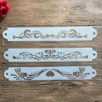 32.3 * 8 cm DIY Pattern hollow template Stencils cake baking sugar powder sieve mold graffiti drawing tiles Stencils scrapbook Rulers  Stencils