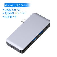 Rocketek Usb Type C 3.1 Type-C Hub 3.0 4K Hdmi Rj45 Gigabit 1000ตัวแปลง Mbps Tf/ การ์ดรีดเดอร์ Sd Pd สำหรับ Macbook Pro/air