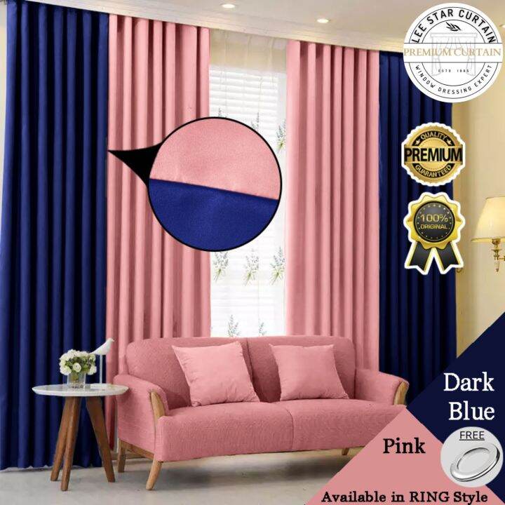 Ready Stock In Malaysia – X29-RING Type Modern Langsir Curtain Semi ...