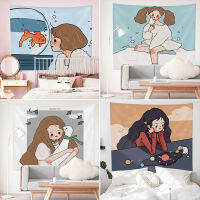 Hang Cloth Nordic Room Decoration Tapestries Live Background Background Cloth Head Bed Wall Cloth