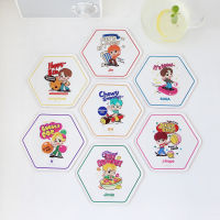 (พร้อมส่ง) ที่รองแก้ว BTS x TinyTAN TinyMart Goods - Acrylic Coaster