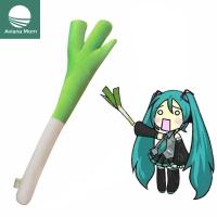 หอมหัวใหญ่เขียวกำมะหยี่ขนยาว42ซม.,Vocaloid Hatsune คอสเพลย์มิกุอุปกรณ์เต้น