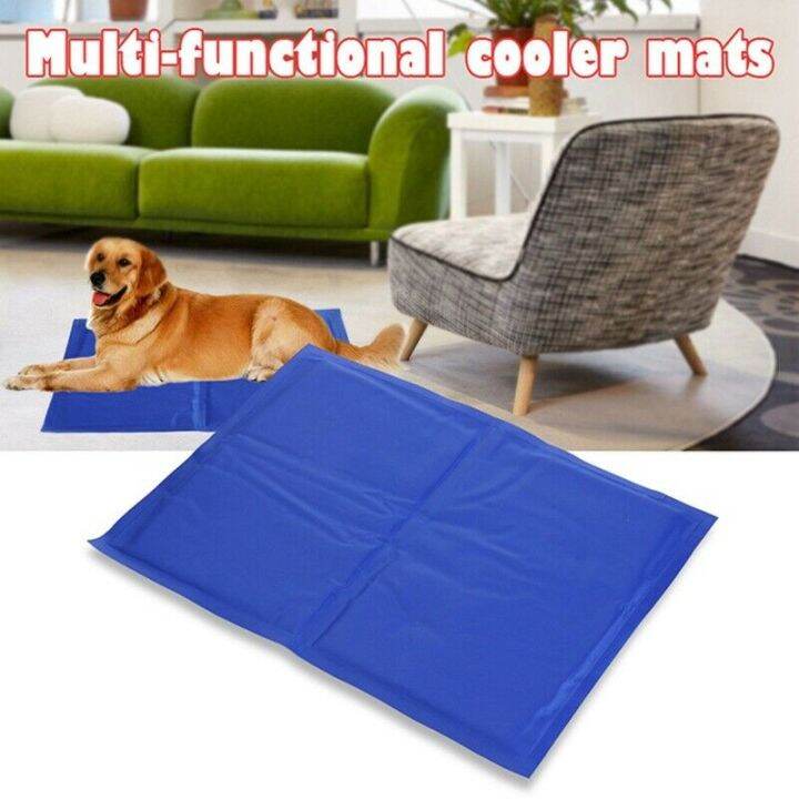 pet-cool-mat-ที่นอนแบบเย็น-เบาะรองนอนแบบเย็นสำหรับสุนัขและแมว-ที่นอนสุนัขแบบเย็น-แผ่นเจลเย็นรองนอนหมาแมว-ที่นอนแผ่นเจลเย็นหมาแมว