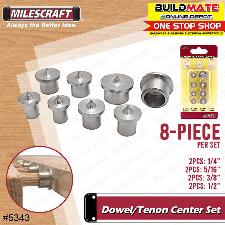 MILESCRAFT Dowel/Tenon Center Set 5343 •BUILDMATE• Lazada PH