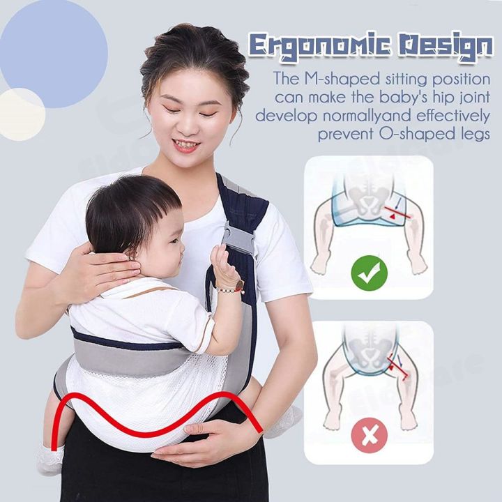 cod-เป้อุ้มเด็กทารกแรกเกิด-baby-carrier-sling-กระเป๋าอุ้มเด็ก-0-36m-ให้นมบุตร-สะดวก-เป้อุ้มเด็ก-มัลติฟังก์ชั่นเป้อุ้มเด็กน้ำหนักเบา-เป้อุ้มเด็กด้านหน้า-อเนกประสงค์และเรียบง่ายสำหรับทารกแรกเกิด-ให้นมบุ