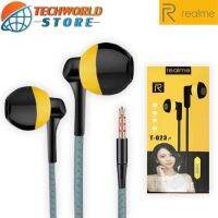 หูฟังเรียวมี Realme T-023 HD Sound Extra Bass ของแท้ เสียงดี ช่องเสียบแบบ 3.5 mm Jack ใหม่ล่าสุด รับประกัน1ปี BY TECHWORLD STORE