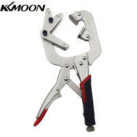 KKmoon Multi-Purpose คีมเชื่อมเชื่อมยึดเหล็กแข็งแรงคีมขวามุมมุม Clamps Clamp หัวฉีดปรับเชื่อมที่หนีบท่อ