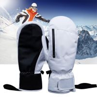 Men Skiing Snowboarding Thermal Thick Gloves Snowmobile Warmer Mittens Warm Hand