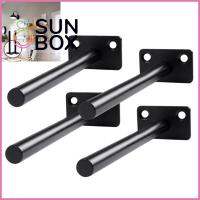 SUN BOX 2 สี หลายขนาด แผ่นยึดสกรู ซ่อนเร้น ปกปิด รองรับชั้นวางของติดผนัง วงเล็บหิ้ง วงเล็บโลหะ