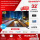 ส่งฟรี! SHARP TV สมาร์ท ทีวี ชาร์ป  32 นิ้ว รุ่น 2T-C32EF2X SMART TV Wi-Fi ในตัว รองรับ Netflix, Youtube ราคาถูก รับประกันศูนย์ 1 ปี จัดส่งทั่วไทย เก็บเงินปลายทาง
