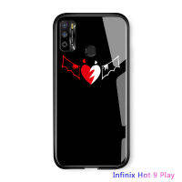 UCUC เคสโทรศัพท์เคสสำหรับ Infinix Hot 9เล่นปลอกInfinix Hot9Play X680แฟชั่นคลาสสิกGraffiti Hip-Hop Glossy Soft Edgeกระจกเทมเปอร์กรณี