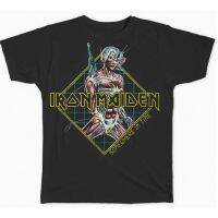 Hot sale Iron Maiden band graphic Mens 100% Cotton Round Neck Short Sleeve T-Shirt  Adult clothes