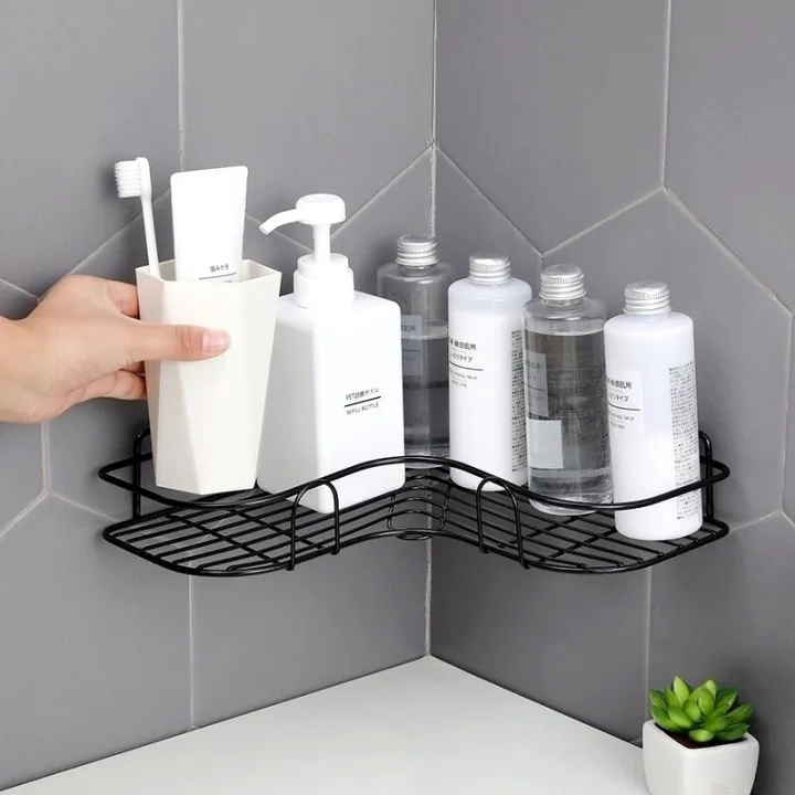 toilet-condiment-bathroom-organizer-storage-basket-shower-shampoo-rack-no-punch-bathroom-shelf