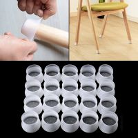 ◆ 20pcs Clear Chair Table Cap Rubber Furniture Feet Leg Protector Cap Cover Anti Moving Noise Floor Protectors Prevents Scratches