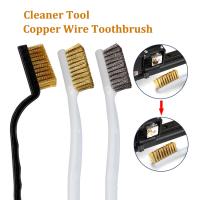 【LZ】▽✐  Impressora 3D Rust Cleaner Tool Copper Wire Toothbrush Bico Copper Brush Bicos Heater Block Hotend Escova De Limpeza 2Pcs