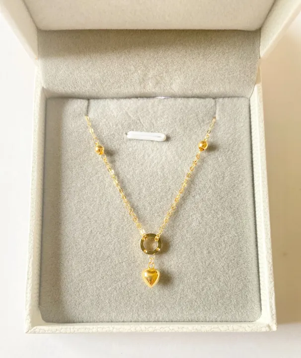 Pawnable K Saudi Gold Heart Necklace Lazada Ph