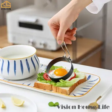 Food Grade Silicone Omelette Mold With Stainless Steel Handle For