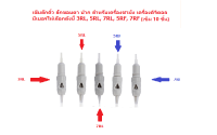 อุปกรณ์สำหรับคิ้ว ขอบตา ปาก ชามังสำหรับเครื่องดิจิตอล รุ่น RL(หัวกลม)เบอร์ 1, 3, 5RL รุ่น RF(หัวแบน)เบอร์ 5, 7RF