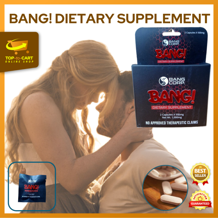 Original BANG! Dietary Supplement 500mg 2 Capsule Performance Booster