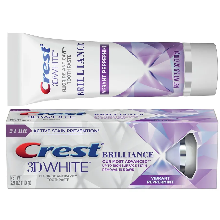 Kem đánh răng Crest 3D White của Mỹ tẩy trắng răng tại nhà