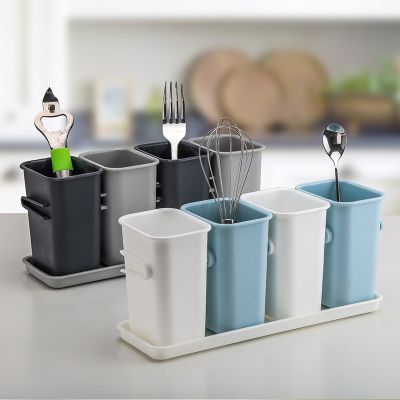 Kitchen Rack Drain Rack Household Multi-function Kitchenware Storage Rack Chopsticks Tube Knife Spoon Drain Finishing BoxTH