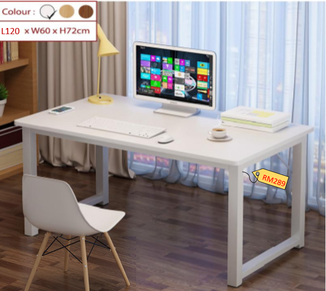 HOME OFFICE TABLE STUDY DESK OFFICE DESK COMPUTER TABLE COMPUTER DESK ( L100/120/140