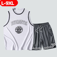 Spot Factory Outlet 9Xl Quick -Drying Basketball Suit Men Add Fertilizer In Summer, Increase Size Loose Casual