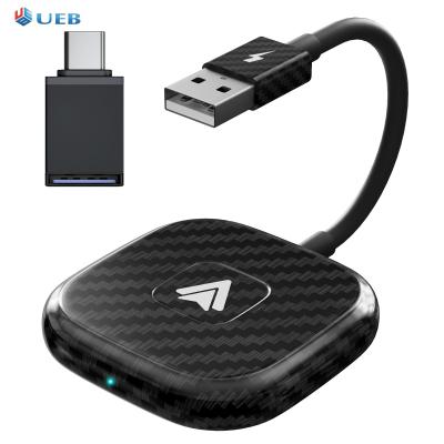 อะแด็ปเตอร์ WIFI ไร้สายรถยนต์แอนดรอยด์ไร้สาย2.4GHz 5GHz USB C Dongle สำหรับแอนดรอยด์11รองรับรถยนต์ด้วย CarPlay