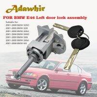 Suitable For 2001 2006 BMW E46 3 Series Left Door Lock Cylinder Assembly with 2 Keys 51217019975