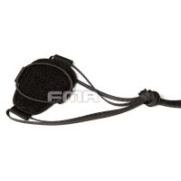 FMA Free Shipping Helmet Black Attach Patch Fastener for HEL-STAR 6 and HEL-STAR F2 TB1264 BKDE