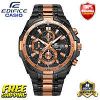 Edifice G-shock EFR-556 ของแท้ผู้ชายแฟชั่นธุรกิจกีฬานาฬิกาควอตซ์ปฏิทินนาฬิกากันกระแทกกันน้ำเหล็กวงรับประกัน 4 ปี EFR-539BKG-1A