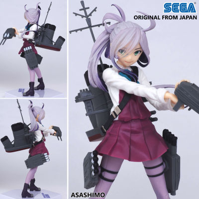 Figure ฟิกเกอร์ งานแท้ 100% Sega SPM Kantai Collection Kancolle คันไตคอลเลกชัน เรือรบ โมเอะ คังโคเระ Asashimo เรือพิฆาต อาซาชิโมะ ชุดนักเรียน Ver Original from Japan Anime อนิเมะ การ์ตูน มังงะ คอลเลกชัน ของขวัญ New Collection Doll ตุ๊กตา manga Model โมเดล