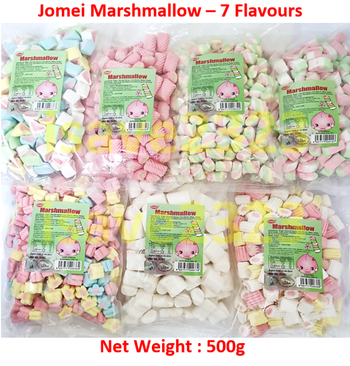 [HALAL] Jomei Marshmallow (500g) 7 Type Marshmallow Lazada