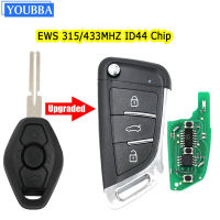 YOUBBA EWS ระบบพลิกดัดแปลงกุญแจรีโมทสำหรับ BMW X5 E63 Z3 Z4 E38 E85 X3 HU58 E64 E81 315433MHz ชิปใบมีด