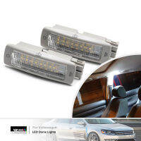 2ชิ้น LED มารยาทไฟอ่านหนังสือสำหรับ VW G Olf P Assat Tiguan ด้วงแคดดี้ S Cirocco C An BUS โดมโคมไฟไฟเพดานห้องโดยสารแสง