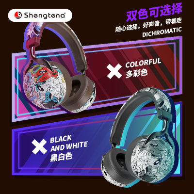 ชุดหูฟังบลูทูธแบบสวมศีรษะสำหรับเล่นเกมมือถือหูฟังเบส VJ086ชุดหูฟังดูเดิลสุดชิคจากจีน