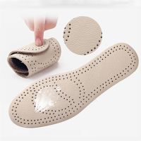 Ultra Thin Breathable Deodorant Leather Insoles Pigskin Instantly Absorb Sweat Replacement Inner Soles Shoes Insole Pads Cleaning Tools