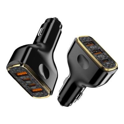 Type C Car Charger 80W 4 Ports Car Charger Adapter Fast Charging 2C And 2A Ports Car Charger For Switches Video Game Controllers Mobile Power attractively