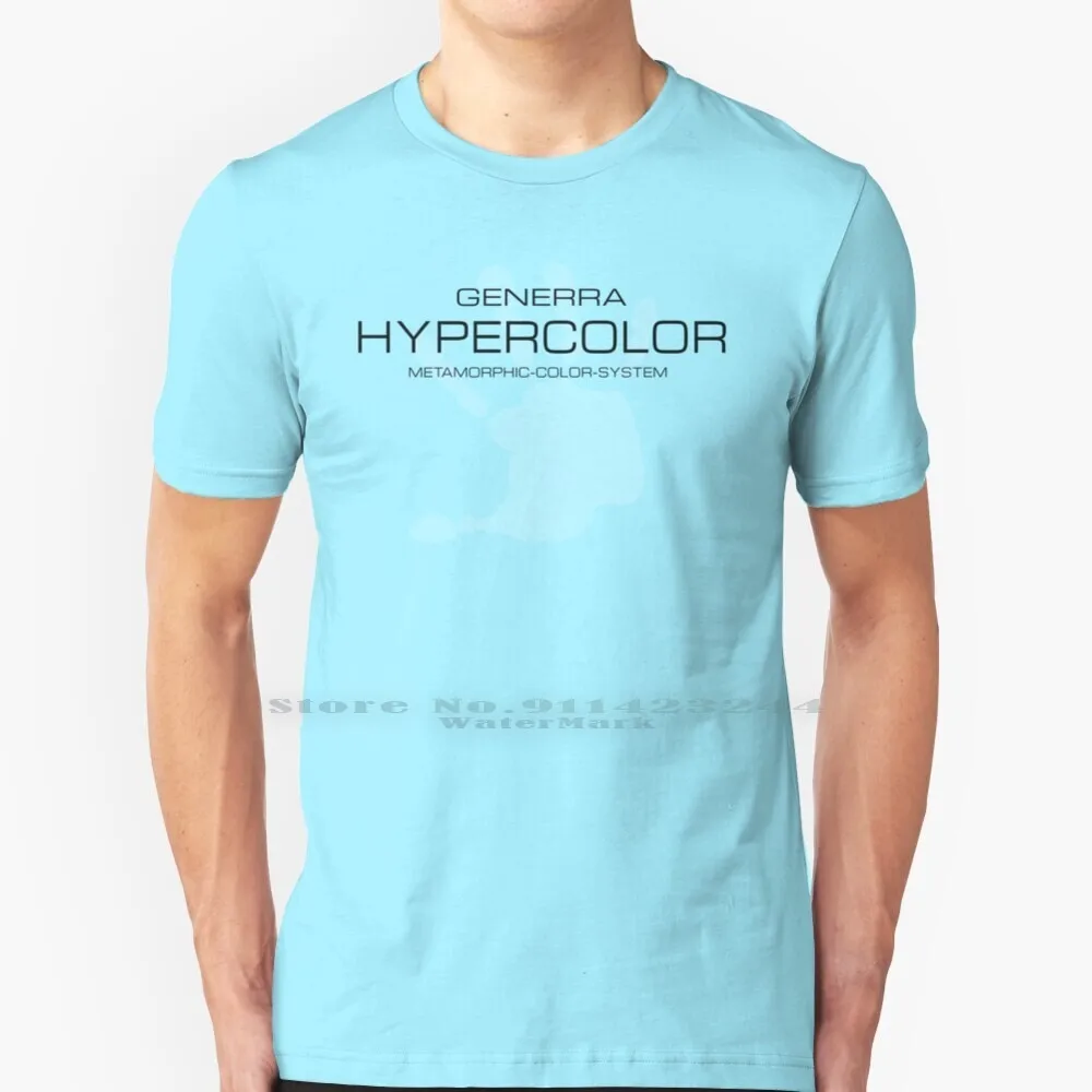 Hypercolor T Shirt 100% Cotton Hypercolor 80s Metamorphic System Neon Generra Hypergrafix Transform | Lazada PH