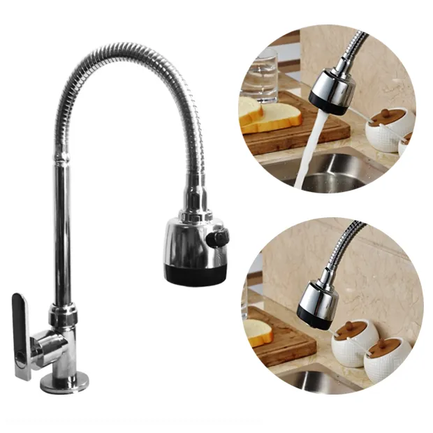 Rotating Kitchen Sink Tap Spout Flexible Faucet Lazada PH