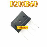 【cw】 5PCS New D20XB60 20A600V DIP 4 straight plug induction cooker special flat bridge rectifier spot DIP4